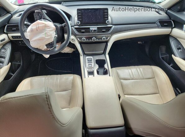 1HGCV2F90MA009962 2021 HONDA ACCORD White წინა პანელის ხედი