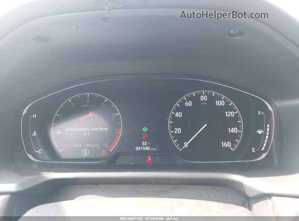 1HGCV2F91JA003129 2018 HONDA ACCORD Gray Հետևի նստատեղերի տեսք