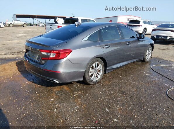 1HGCV2F91JA034722 2018 HONDA ACCORD Gray Задня права чверть