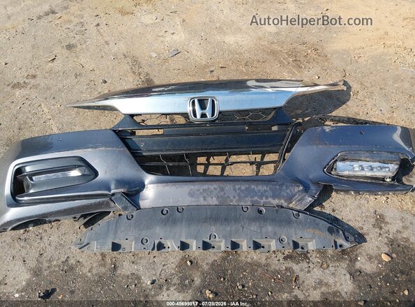 1HGCV2F91JA034722 2018 HONDA ACCORD Gray Вид щитка приладів