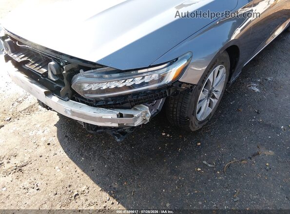 1HGCV2F91JA034722 2018 HONDA ACCORD Gray 