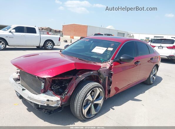 1HGCV2F91LA029555 2020 HONDA ACCORD Бежевый Передняя левая четверть