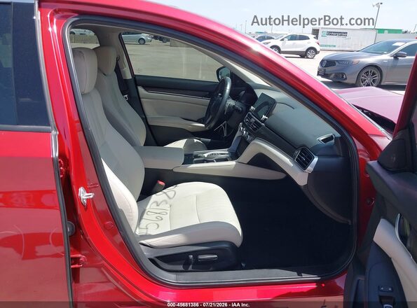 1HGCV2F91LA029555 2020 HONDA ACCORD Бежевый Вид салона спереди