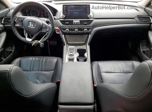 1HGCV2F91NA003816 2022 HONDA ACCORD Silver წინა პანელის ხედი