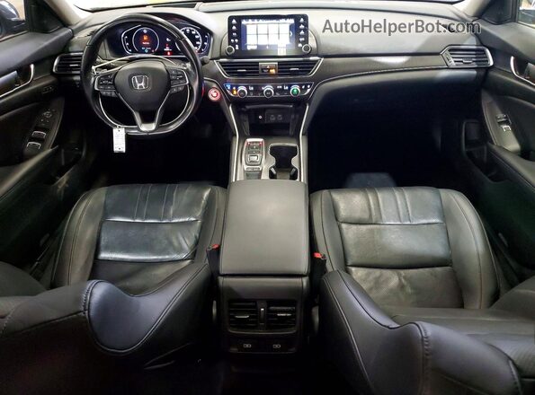 1HGCV2F91NA013956 2022 HONDA ACCORD Gray Առջևի վահանակի տեսք