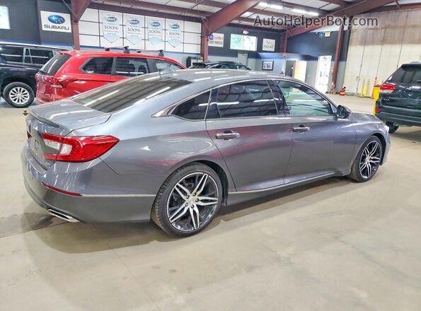 1HGCV2F91NA013956 2022 HONDA ACCORD Gray Հետևի աջ