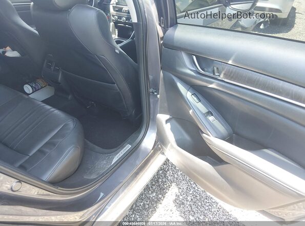 1HGCV2F92JA018397 2018 HONDA ACCORD Gray VIN კოდის სტიკერის ხედი