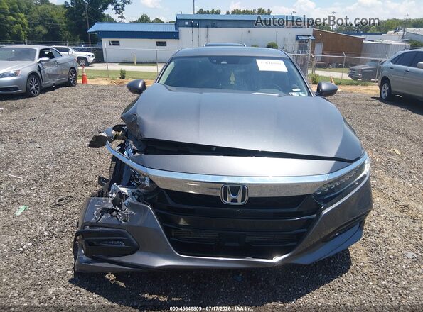 1HGCV2F92JA018397 2018 HONDA ACCORD Gray უკანა სალონის ხედი