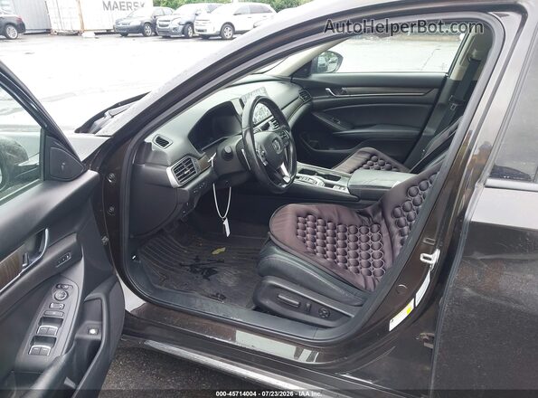 1HGCV2F92JA029674 2018 HONDA ACCORD Brown Widok wnętrza z przodu