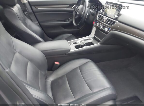 1HGCV2F92JA051187 2018 HONDA ACCORD Gray Vista interior delantera