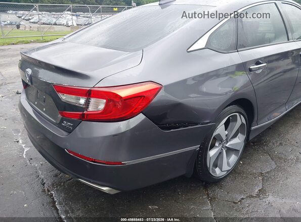 1HGCV2F92JA051187 2018 HONDA ACCORD Gray Vista frontal