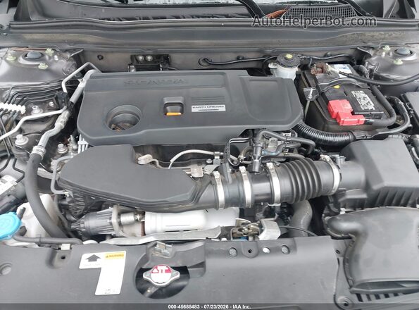 1HGCV2F92JA051187 2018 HONDA ACCORD Gray Vista trasera