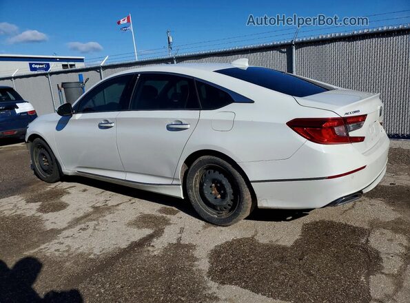 1HGCV2F92JA801090 2018 HONDA ACCORD White Trasero izquierdo