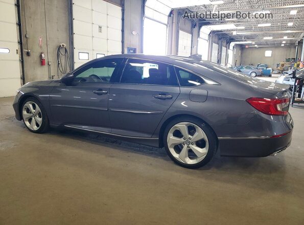 1HGCV2F92KA009569 2019 HONDA ACCORD Gray Задня ліва чверть
