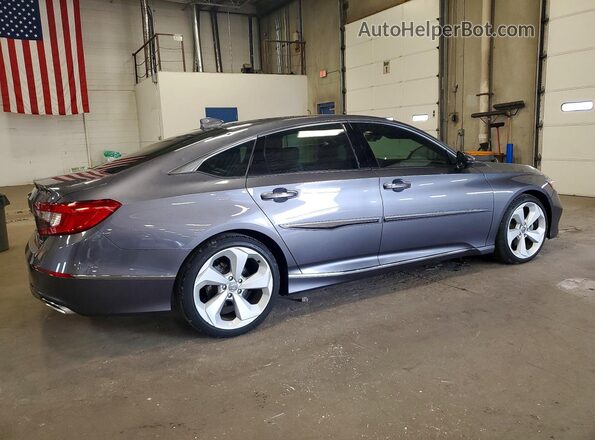 1HGCV2F92KA009569 2019 HONDA ACCORD Gray Задня права чверть