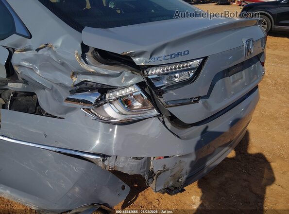 1HGCV2F92MA000048 2021 HONDA ACCORD Gray Вид спереду