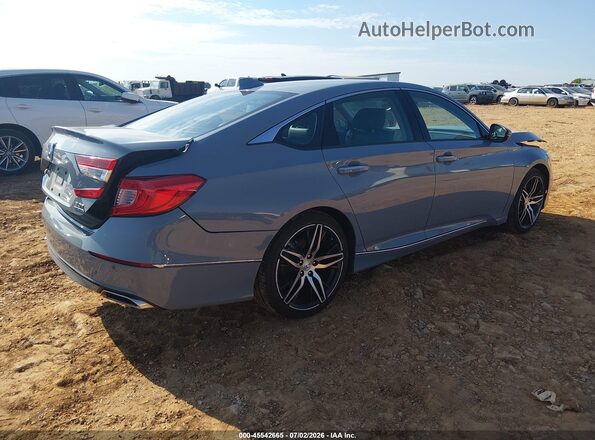 1HGCV2F92MA000048 2021 HONDA ACCORD Gray Задня права чверть