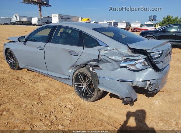 1HGCV2F92MA000048 2021 HONDA ACCORD Gray Задня ліва чверть
