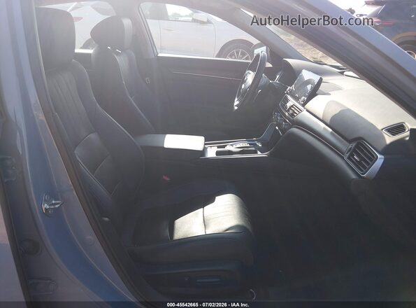 1HGCV2F92MA000048 2021 HONDA ACCORD Gray Вид салону спереду