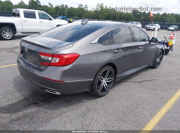 1HGCV2F92MA013690 2021 HONDA ACCORD Gray Задня права чверть