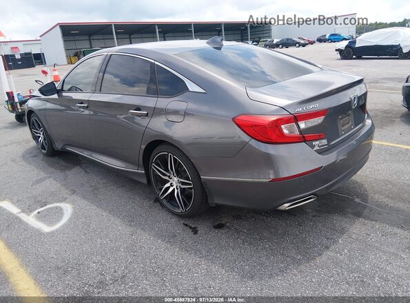 1HGCV2F92MA013690 2021 HONDA ACCORD Gray Задня ліва чверть