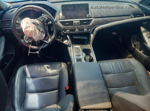 1HGCV2F92MA033504 2021 HONDA ACCORD Blue Vista del salpicadero