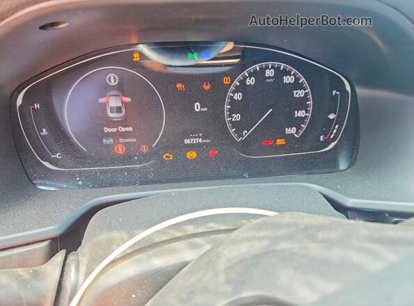 1HGCV2F92MA033504 2021 HONDA ACCORD Blue Vista del cuadro de instrumentos