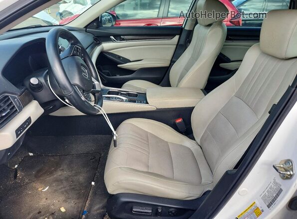 1HGCV2F93JA035984 2018 HONDA ACCORD White Vista interior delantera