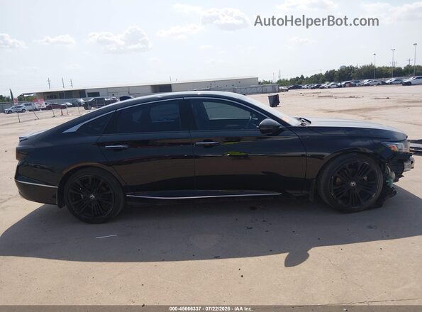 1HGCV2F93JA043177 2018 HONDA ACCORD Black Widok wnętrza 360 stopni