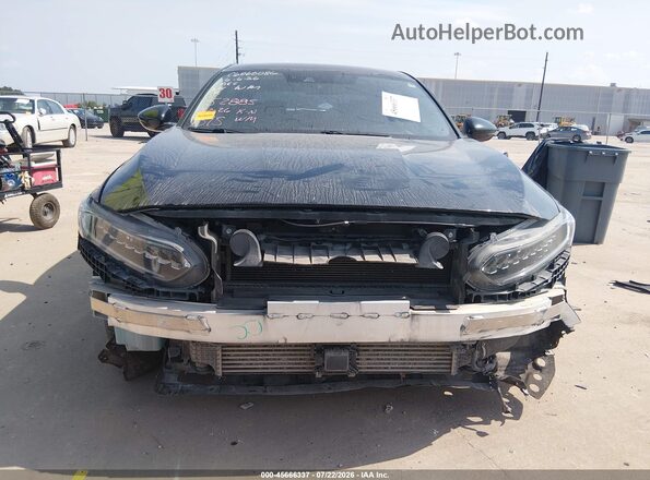 1HGCV2F93JA043177 2018 HONDA ACCORD Black Widok wnętrza z tyłu