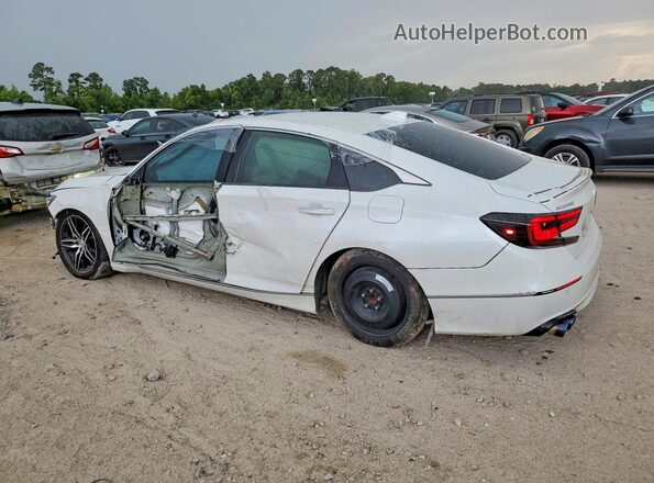 1HGCV2F93MA027498 2021 HONDA ACCORD White Հետևի ձախ