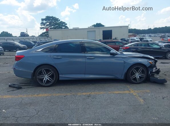 1HGCV2F93NA018009 2022 HONDA ACCORD Light Blue უკანა სალონის ხედი