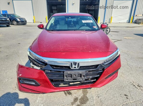 1HGCV2F94JA007644 2018 HONDA ACCORD Brown წინა ხედი