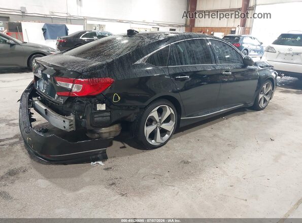 1HGCV2F94JA029322 2018 HONDA ACCORD Black Задня права чверть