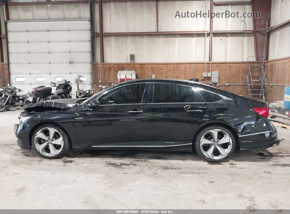 1HGCV2F94JA029322 2018 HONDA ACCORD Black Панорамний вид салону 360°