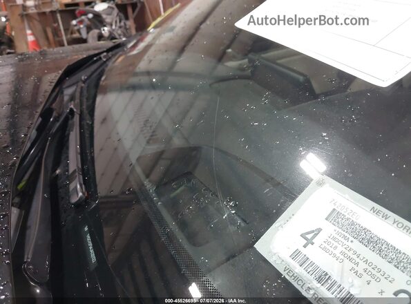 1HGCV2F94JA029322 2018 HONDA ACCORD Black 