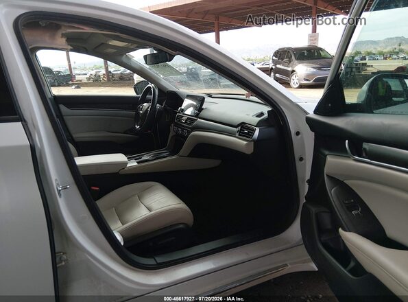 1HGCV2F94MA009978 2021 HONDA ACCORD White Widok wnętrza z przodu