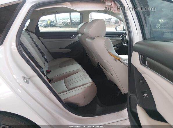 1HGCV2F94MA009978 2021 HONDA ACCORD White Widok naklejki z numerem VIN