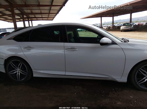 1HGCV2F94MA009978 2021 HONDA ACCORD White Widok wnętrza z tyłu