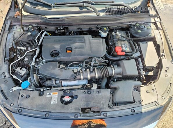 1HGCV2F94NA000862 2022 HONDA ACCORD Black უკანა სალონის ხედი