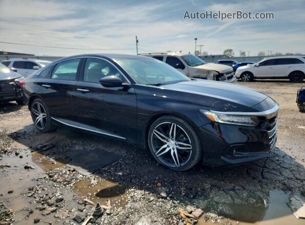 1HGCV2F94NA000862 2022 HONDA ACCORD Black წინა მარჯვენა