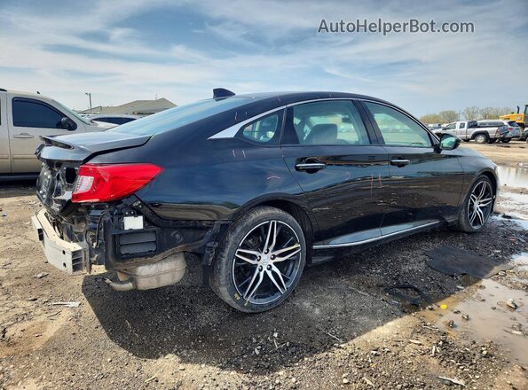 1HGCV2F94NA000862 2022 HONDA ACCORD Black უკანა მარჯვენა