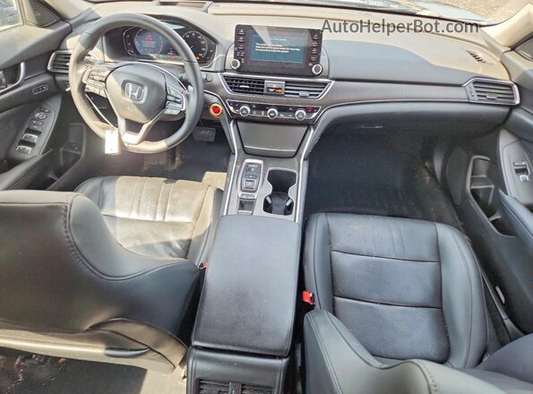 1HGCV2F94NA000862 2022 HONDA ACCORD Black წინა პანელის ხედი