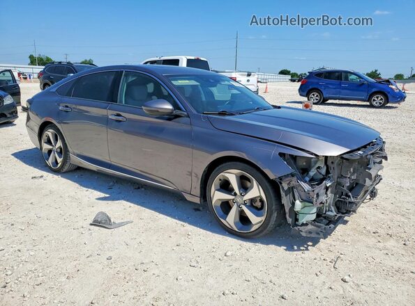 1HGCV2F95JA018832 2018 HONDA ACCORD Gray წინა მარჯვენა