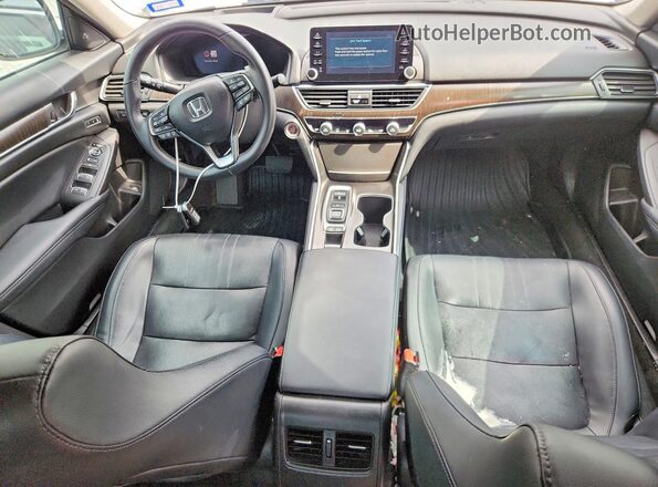 1HGCV2F95JA042015 2018 HONDA ACCORD Silver Вид панелі приладів