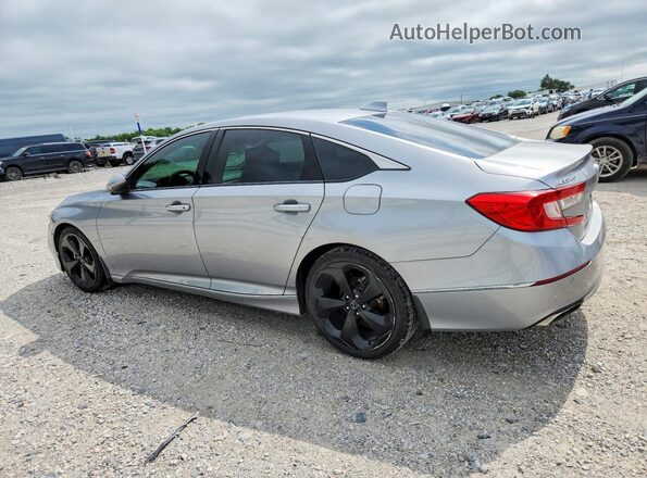 1HGCV2F95JA042015 2018 HONDA ACCORD Silver Задня ліва чверть
