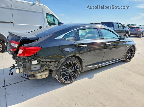 1HGCV2F96KA021515 2019 HONDA ACCORD Black Tył prawy
