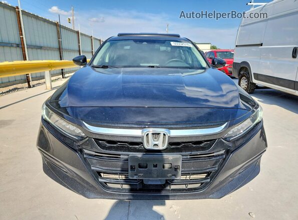 1HGCV2F96KA021515 2019 HONDA ACCORD Black Widok z przodu