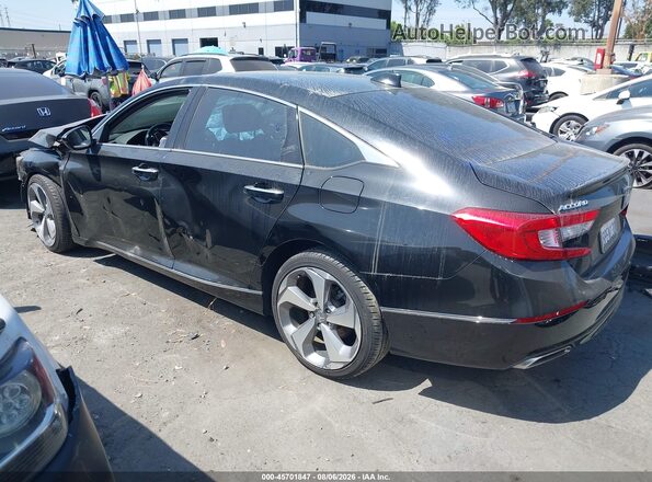1HGCV2F96LA007633 2020 HONDA ACCORD Черный Задняя левая четверть