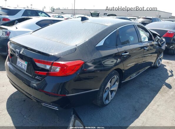 1HGCV2F96LA007633 2020 HONDA ACCORD Черный Задняя правая четверть